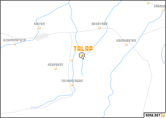 map of Talap