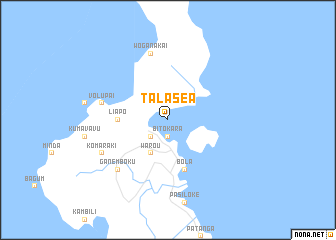 map of Talasea