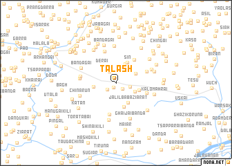 map of Talāsh