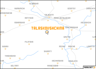 map of Talaskovshchina