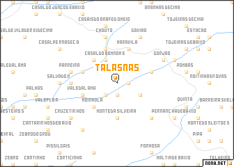 map of Talasnas