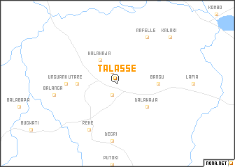 map of Talasse