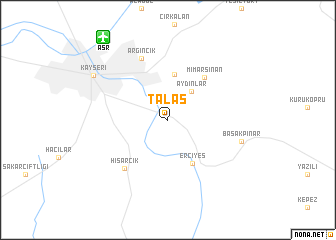 map of Talas