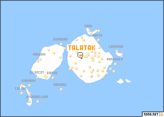 map of Talatak