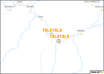 map of Tala-Tala