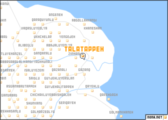 map of Ţalā Tappeh