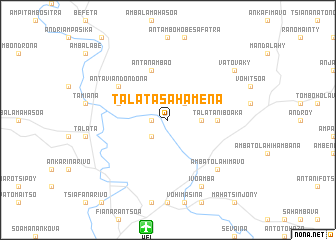 map of Talatasahamena