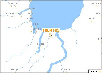 map of Talatas