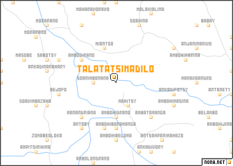 map of Talata-Tsimadilo