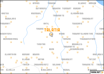 map of Talatia