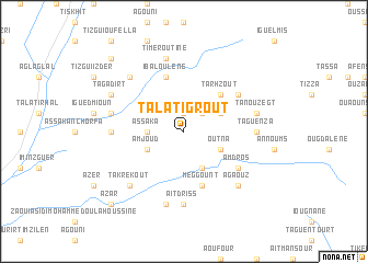 map of Talat Igrout