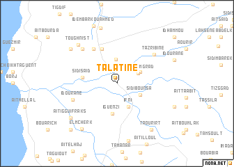 map of Talatine