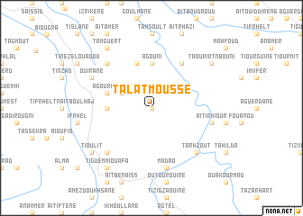 map of Talat Mousse