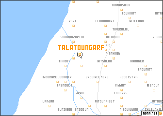 map of Talat Oungarf