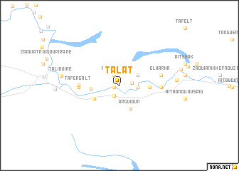 map of Talat