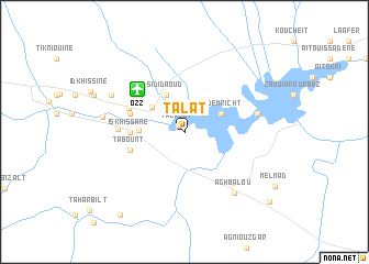 map of Talat