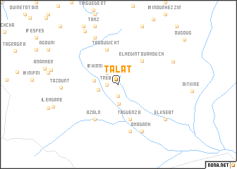 map of Talat