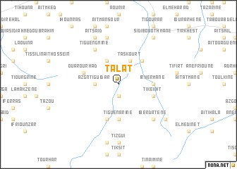 map of Talat