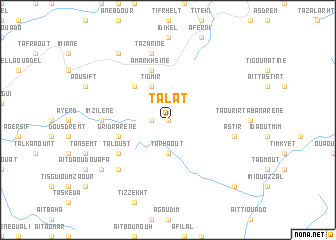 map of Talat