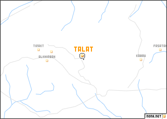 map of Tālāt