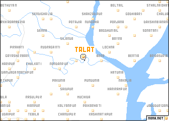 map of Talat