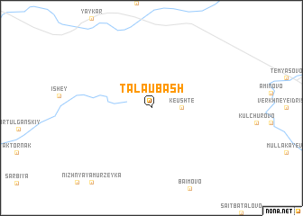 map of Talaubash