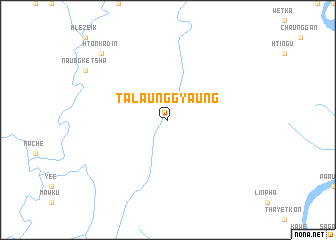 map of Talaunggyaung