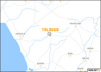 map of Talavda