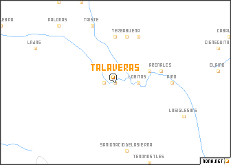 map of Talaveras