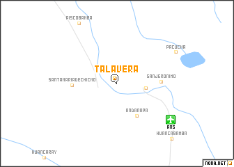 map of Talavera