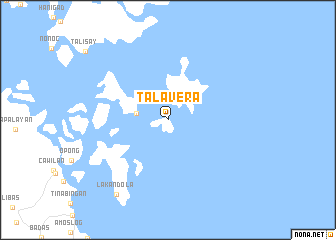 map of Talavera