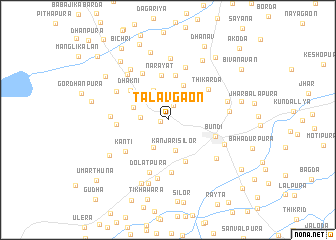 map of Talāvgaon