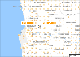 map of Talawatuhenpita South