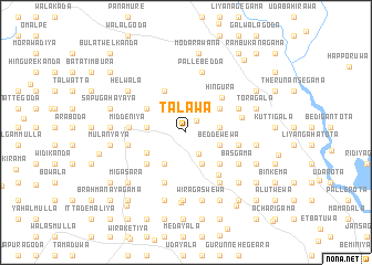 map of Talawa