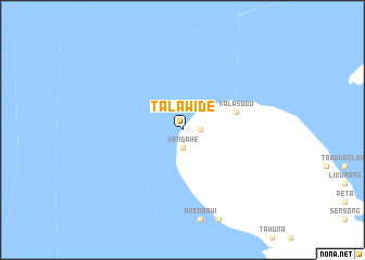 map of Talawide