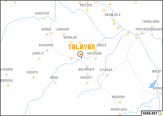 map of Talayan