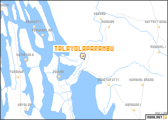 map of Talayolaparambu