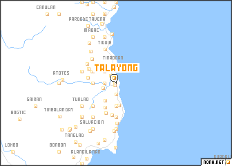 map of Talayong