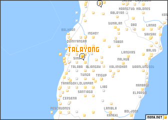 map of Talayong