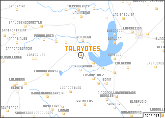 map of Talayotes