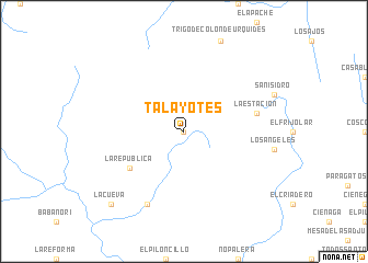 map of Talayotes