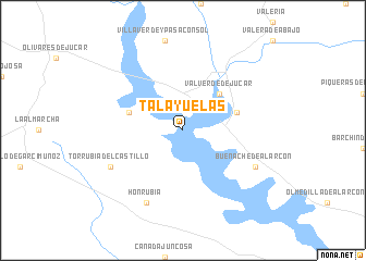 map of Talayuelas