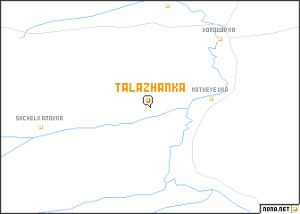 map of Talazhanka