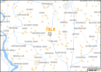 map of Talā