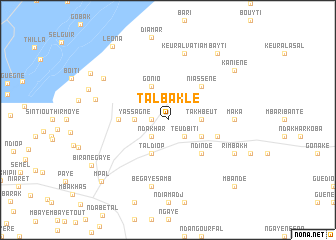 map of Tal Baklé