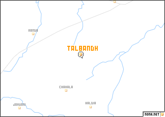 map of Tālbāndh