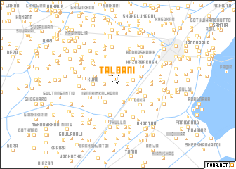 map of Tālbāni