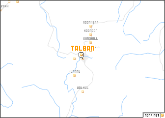 map of Talban