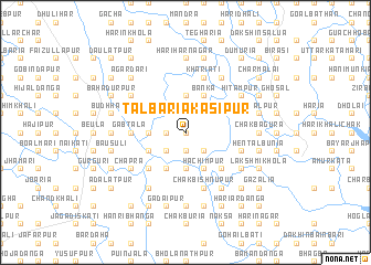 map of Tālbāria Kāsipur