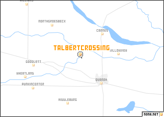 map of Talbert Crossing